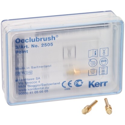 Щетка полировочная острый кончик Окклюбраш Поинт Occlubrush Point 1шт, Kerr Corporation, США